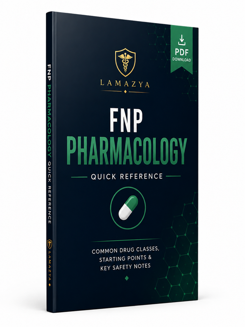 FNP Pharmacology Quick Reference