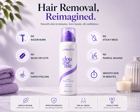 Lamazya® Hair Removal Mousse — Smooth Skin In Just 10 Minutes