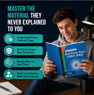 National Real Estate Exam Cheat Sheet