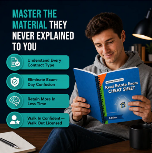 National Real Estate Exam Cheat Sheet